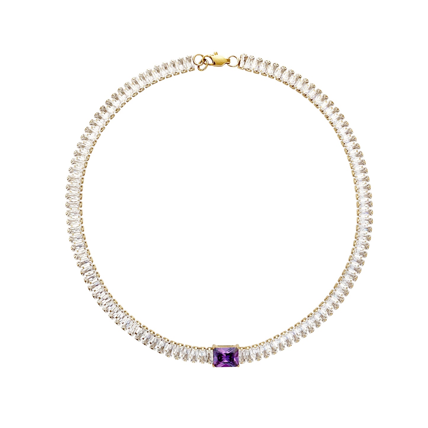 Flapper Choker - Violet - zZONE Jewelry
