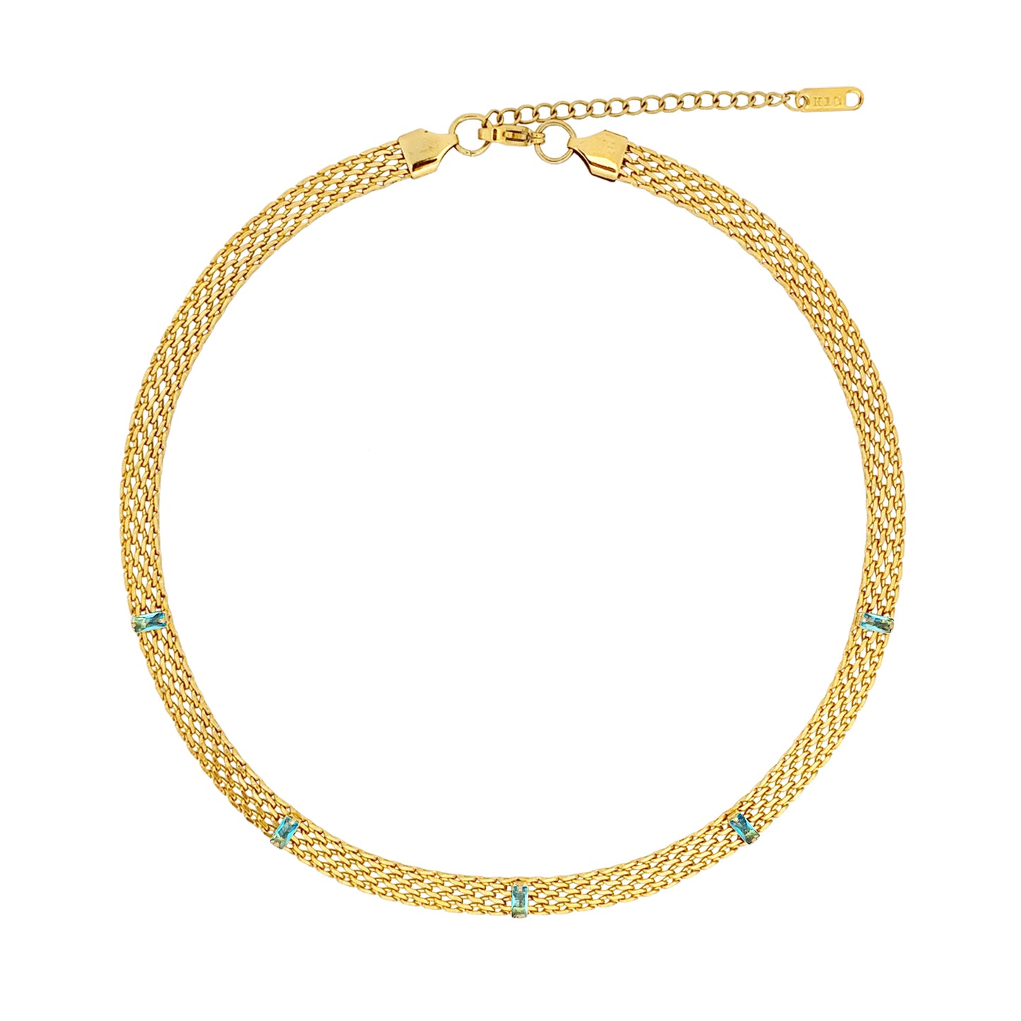 Aura Mesh Necklace - Angel Tear - zZONE Jewelry