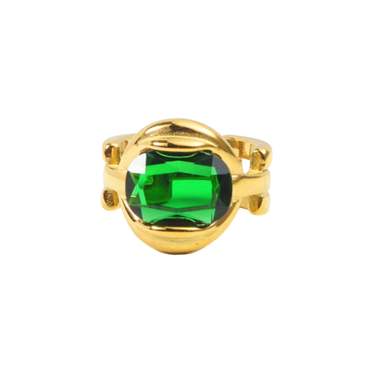 Elizabeth Ring - Emerald - zZONE Jewelry
