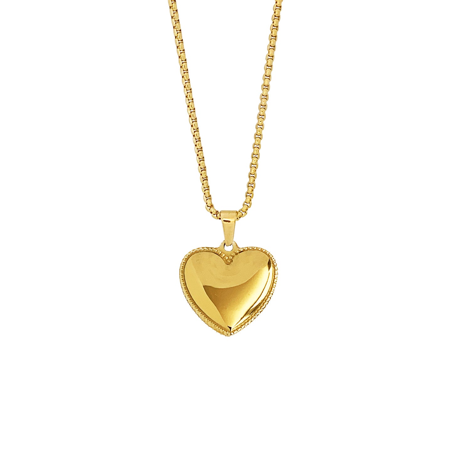 Glazed Heart Necklace