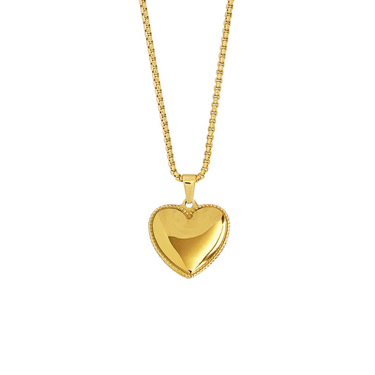 Glazed Heart Necklace