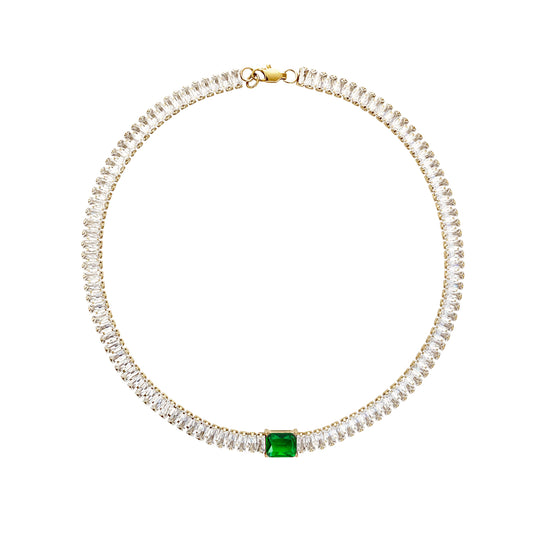Flapper Choker - Emerald - zZONE Jewelry