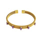 Aura Bangle - Violet - zZONE Jewelry
