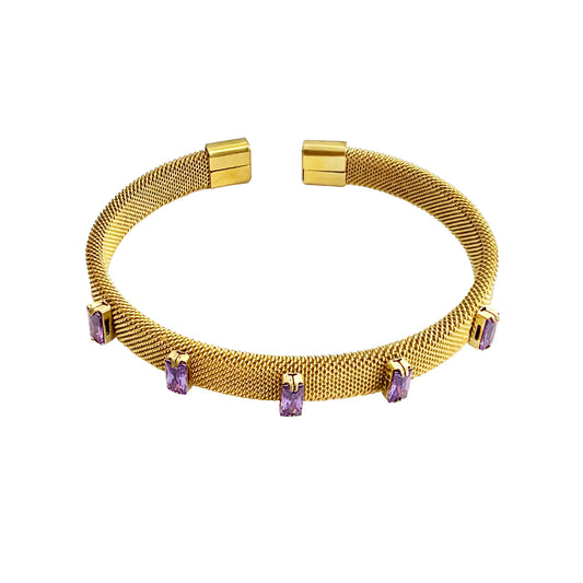 Aura Bangle - Violet - zZONE Jewelry