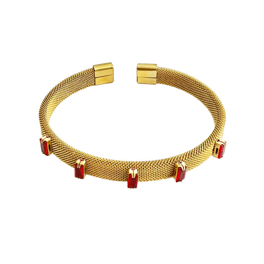 Aura Bangle - Ruby - zZONE Jewelry