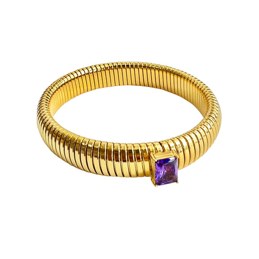 Cleopatra Bangle - Violet - zZONE Jewelry
