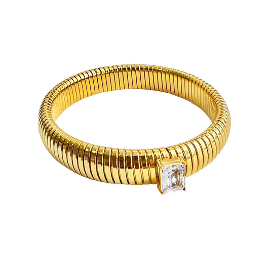 Cleopatra Bangle - Crystal - zZONE Jewelry