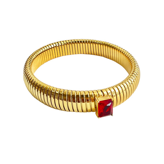 Cleopatra Bangle - Ruby - zZONE Jewelry
