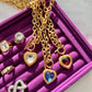 Crystal Heart Necklace - Blue - zZONE Jewelry