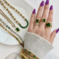 Aura Bangle - Emerald - zZONE Jewelry