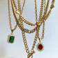 Elizabeth Necklace - Emerald - zZONE Jewelry