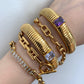 Cleopatra Bangle - Violet - zZONE Jewelry