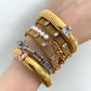 Cleopatra Bangle - Pink - zZONE Jewelry