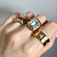 Lamarr Cocktail Ring - Crystal - zZONE Jewelry