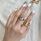 Garbo Ring - Crystal - zZONE Jewelry