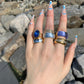 Rita Cocktail Ring - Ocean Blue - zZONE Jewelry