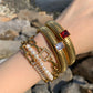 Cleopatra Bangle - Ruby - zZONE Jewelry