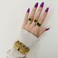 Cleopatra Bangle - Emerald - zZONE Jewelry