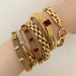 Aura Bangle - Ruby - zZONE Jewelry