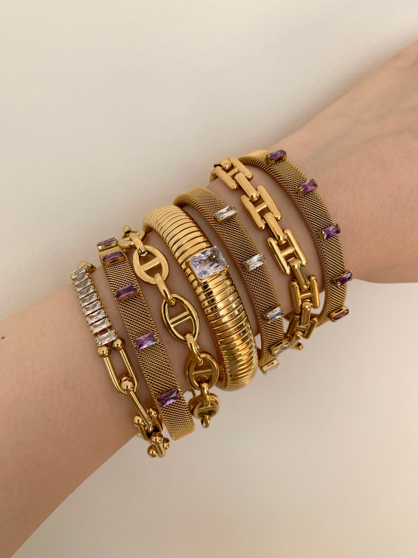 Aura Bangle - Violet - zZONE Jewelry