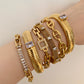 Cleopatra Bangle - Crystal - zZONE Jewelry