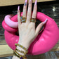 Bardot Cocktail Ring - Gold - zZONE Jewelry
