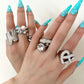 Bardot Cocktail Ring - Silver - zZONE Jewelry