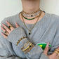 Uma Clevis Necklace - Emerald - zZONE Jewelry