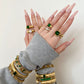 Aura Bangle - Emerald - zZONE Jewelry
