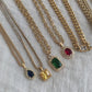 Elizabeth Necklace - Emerald