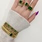 Cleopatra Bangle - Emerald