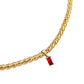 Vertebra Necklace - Ruby - zZONE Jewelry