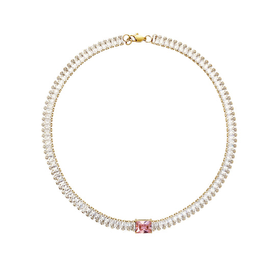 Flapper Choker - Pink - zZONE Jewelry